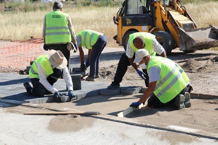 5 bin metrekarelik Kardeşler parkının yapımı sürüyor G4