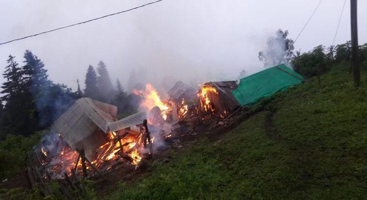 Tüp patlaması sonucu köy evi kullanılamaz hale geldi G1