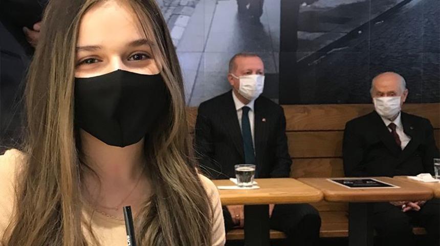 Sosyal medyada bir anda gündem oldu! "Erdoğan ve Bahçeli ile soğuk latte keyfi"