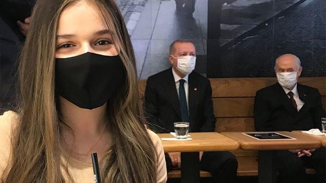 Sosyal medyada bir anda gündem oldu! Erdoğan ve Bahçeli ile soğuk latte keyfi