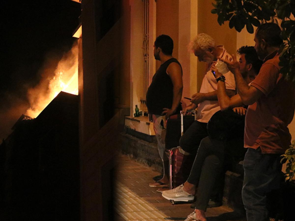 İzmir'de korku dolu anlar! Otel tahliye edildi