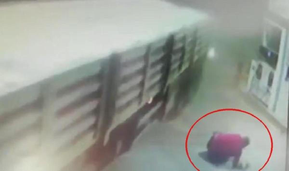 Korku dolu anlar! Son anda kurtuldu