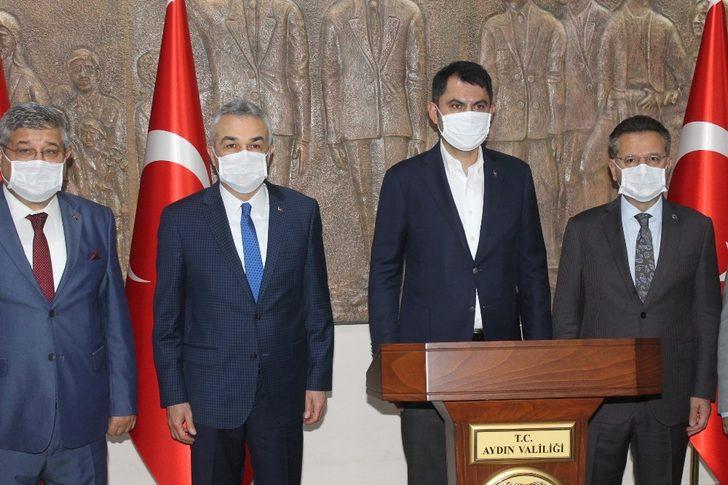 Çevre ve Şehircilik Bakanı Murat Kurum Aydın Valiliğini ziyaret etti G3