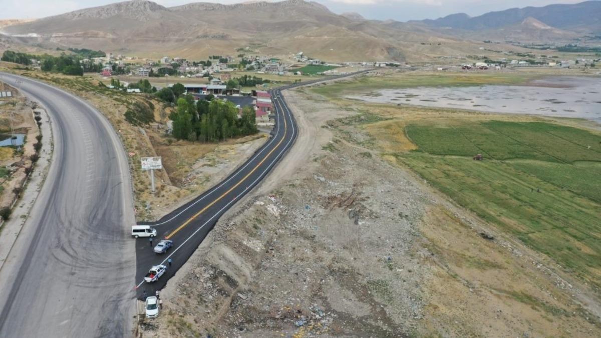 Hayvan pazarının yolu tamamlandı