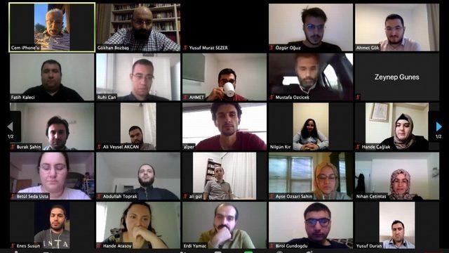 NEÜ Rektörü Zorlu, YLSY bursiyerleriyle online toplantıda buluştu
