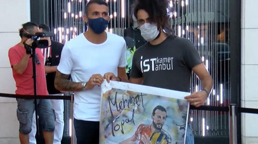 Mehmet Topal'a yağlı boya tablosu jesti