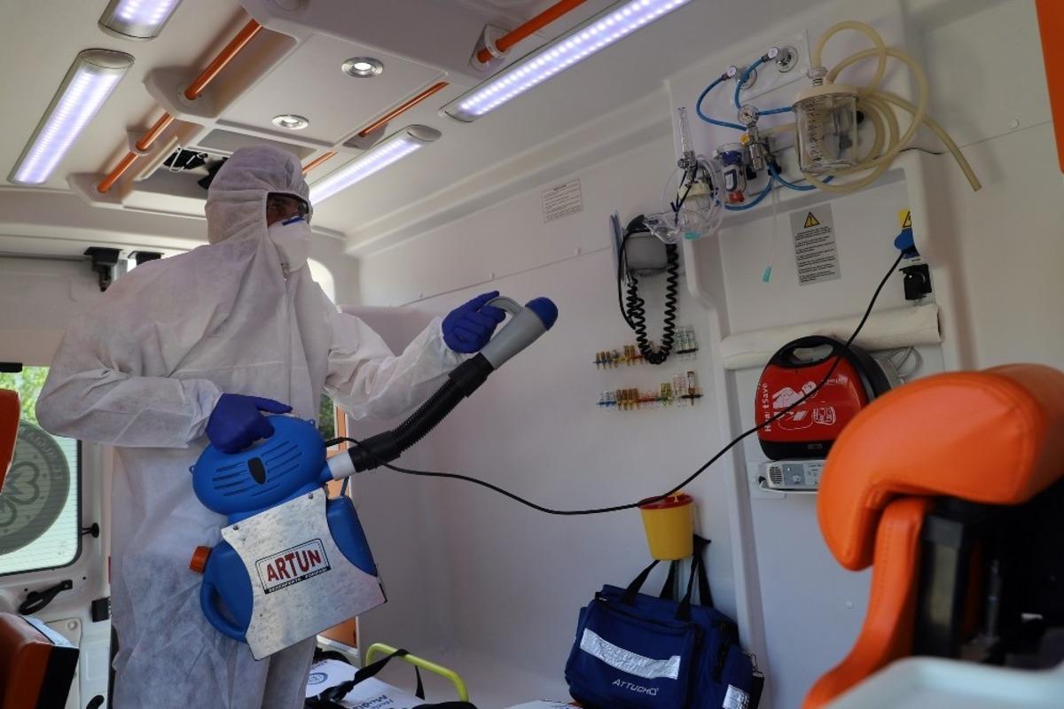 B&uuml;y&uuml;kşehir hasta nakil hizmetlerinde hijyeni aksatmıyor