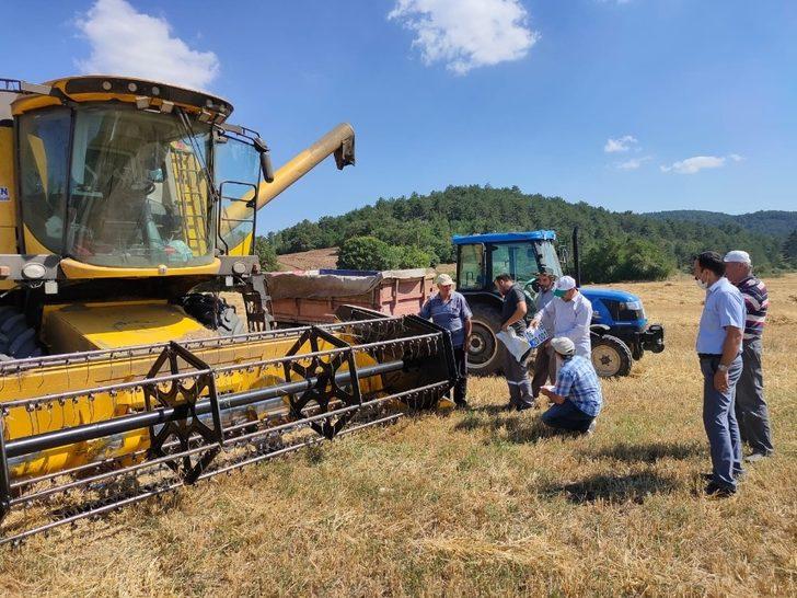 Bozüyük’te biçerdöverler denetlendi G2
