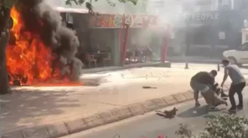 Edirne’de can pazarı! Motosiklet sürücüsü böyle kurtarıldı