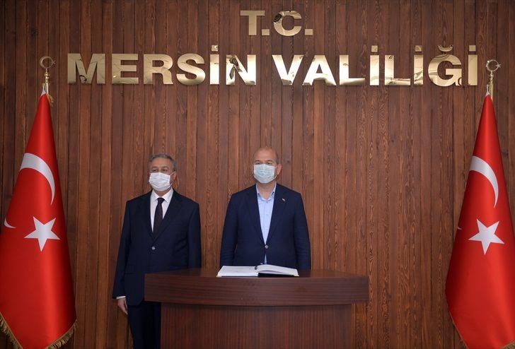 İçişleri Bakanı Soylu'nun başkanlık ettiği Mersin'deki güvenlik toplantısı bitti G1