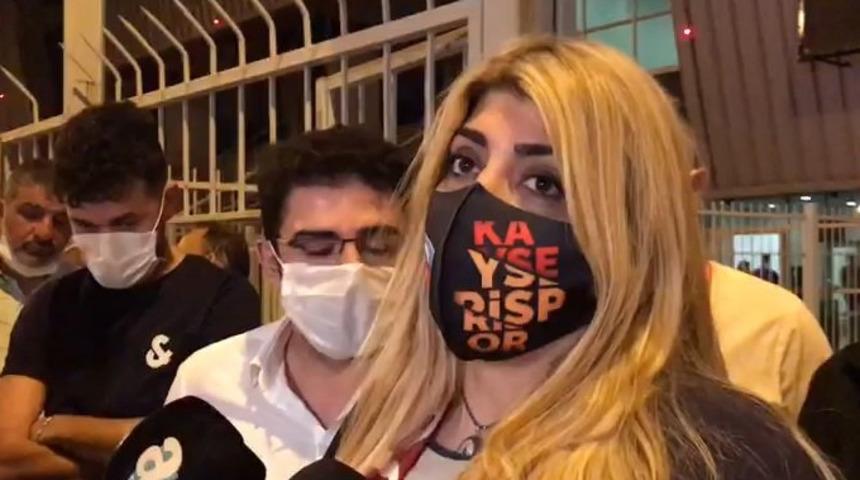 Kayserispor Başkanı Berna Gözbaşı esti gürledi! Cüneyt Çakır'a sert tepki!