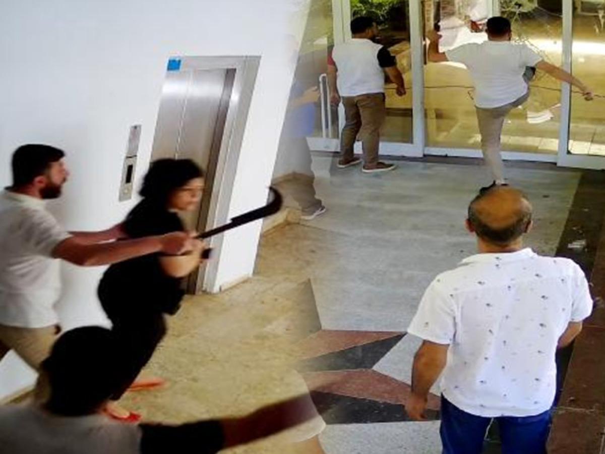 Oteli tahrayla bastılar: Sizi kim kurtaracaksa, gelsin kurtarsın