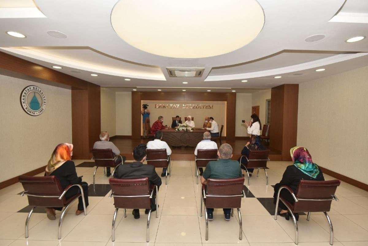 Karatay&rsquo;da nikahlara korona vir&uuml;s d&uuml;zenlemesi