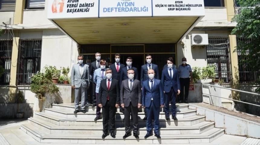 Vali Aksoy&rsquo;dan Vergi Dairesi Başkanlığı&rsquo;na ziyaret