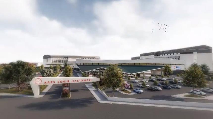 Kars Şehir Hastanesi’nin görselleri paylaşıldı