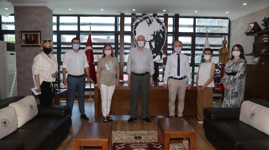 Eskişehir Abhaz K&uuml;lt&uuml;r Derneği&rsquo;nden Başkan Kurt&rsquo;a ziyaret