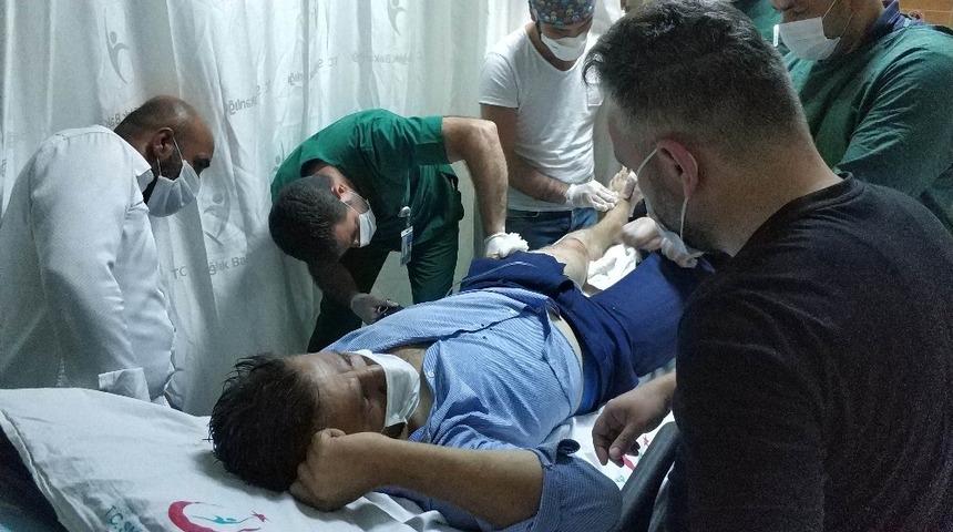 Kardeşinin silahlı saldırısına uğrayan kişi hastanelik oldu