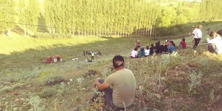 Şarampole uçan traktörün sürücüsü genç, hayatını kaybetti G1