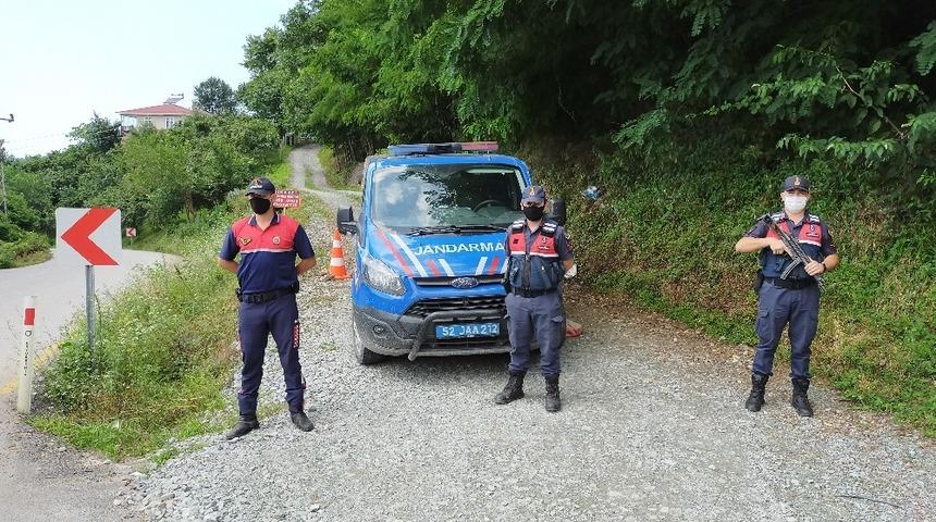 Ordu’da bir mahalle karantinya alındı