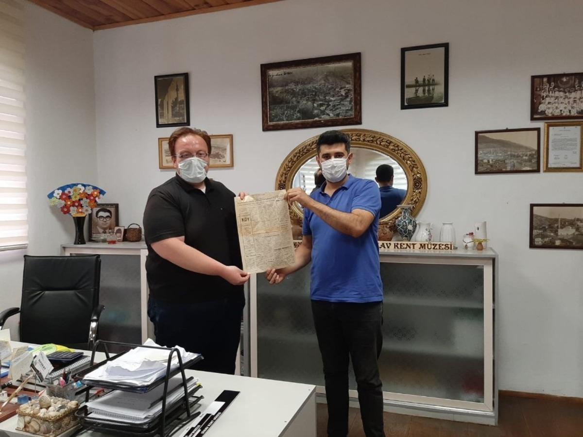 T&uuml;rkiye&rsquo;nin ikinci &rsquo;K&ouml;y gazetesi&rsquo; m&uuml;zeye verildi