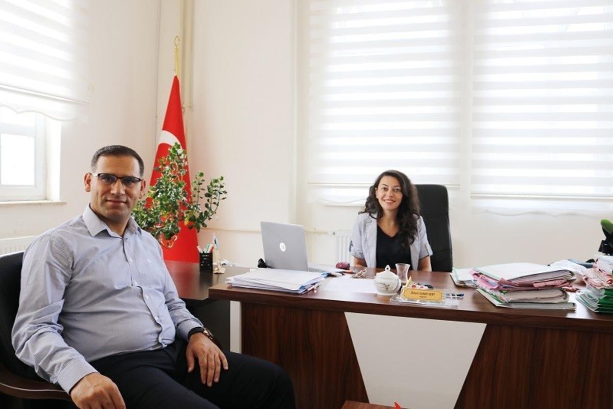 Kaymakam Sayar&rsquo;dan yeni atanan savcı ve hakimlere ziyaret