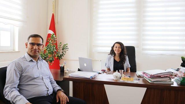 Kaymakam Sayar’dan yeni atanan savcı ve hakimlere ziyaret