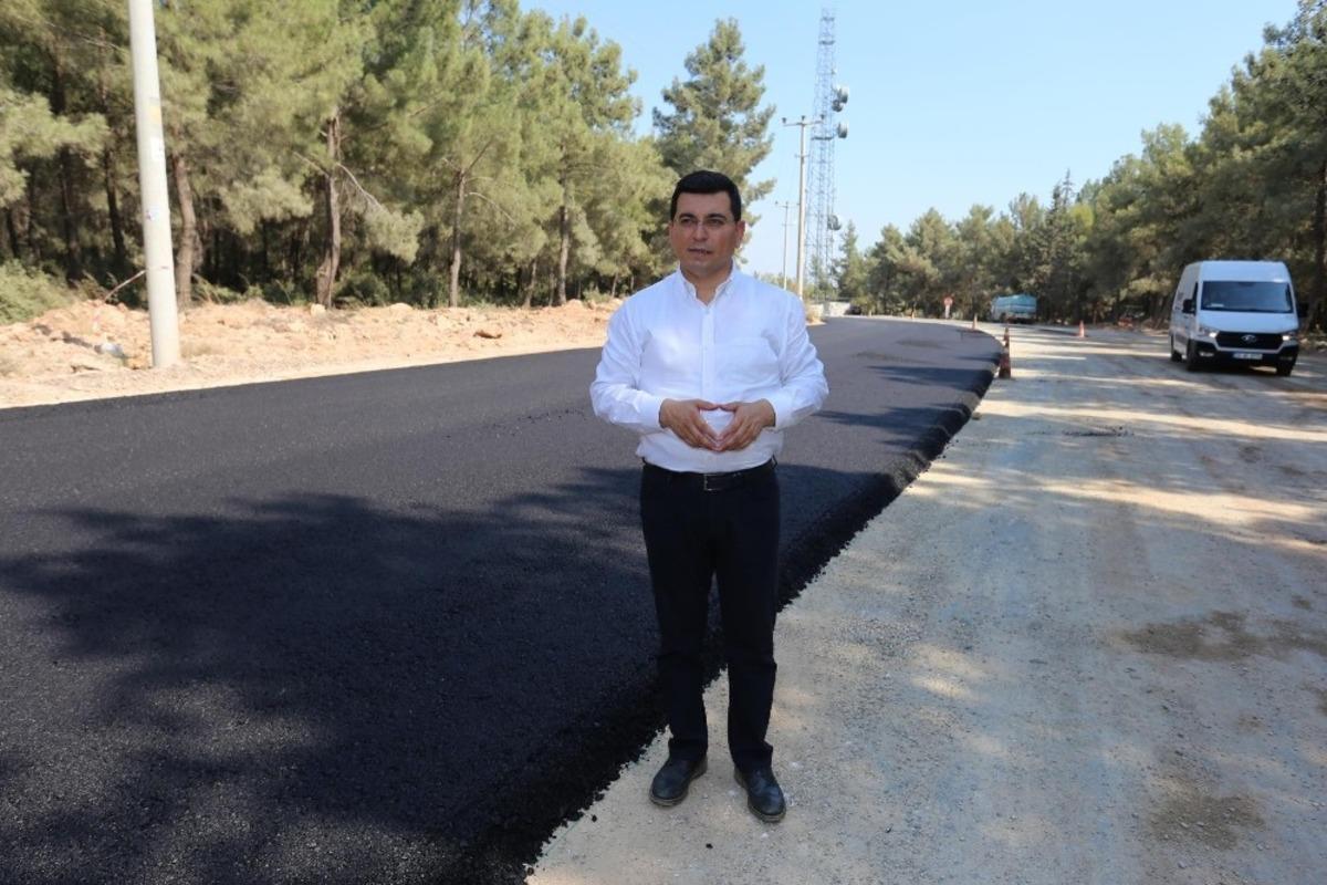 T&uuml;t&uuml;nc&uuml;, Duacı&rsquo;daki yol &ccedil;alışmasını inceledi