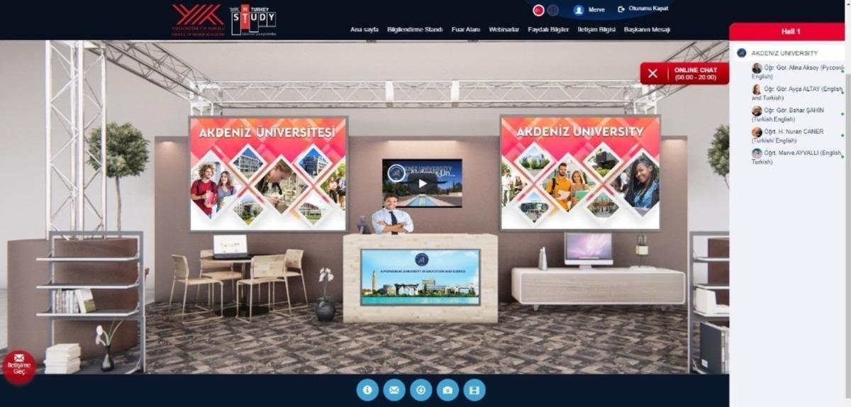 A&Uuml;, Y&Ouml;K&rsquo;&uuml;n sanal fuarında tanıtıldı