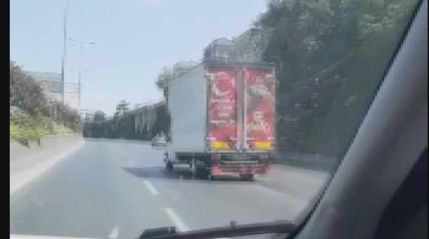 Düğün konvoyundan 'pes' dedirten görüntüler