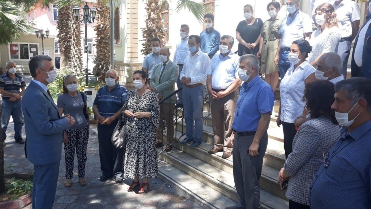 Kaymakam Sırmalı Edremit&rsquo;e veda etti