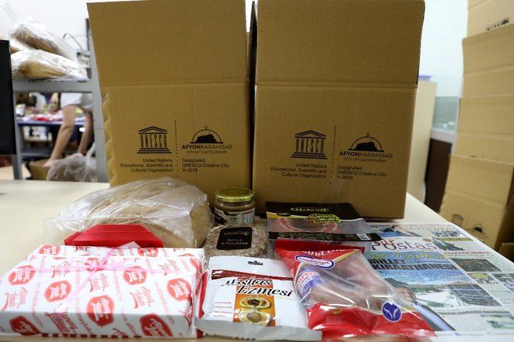 Gastronomi şehri Afyonkarahisar’dan 81 il valisine lezzet paketi gönderildi G3