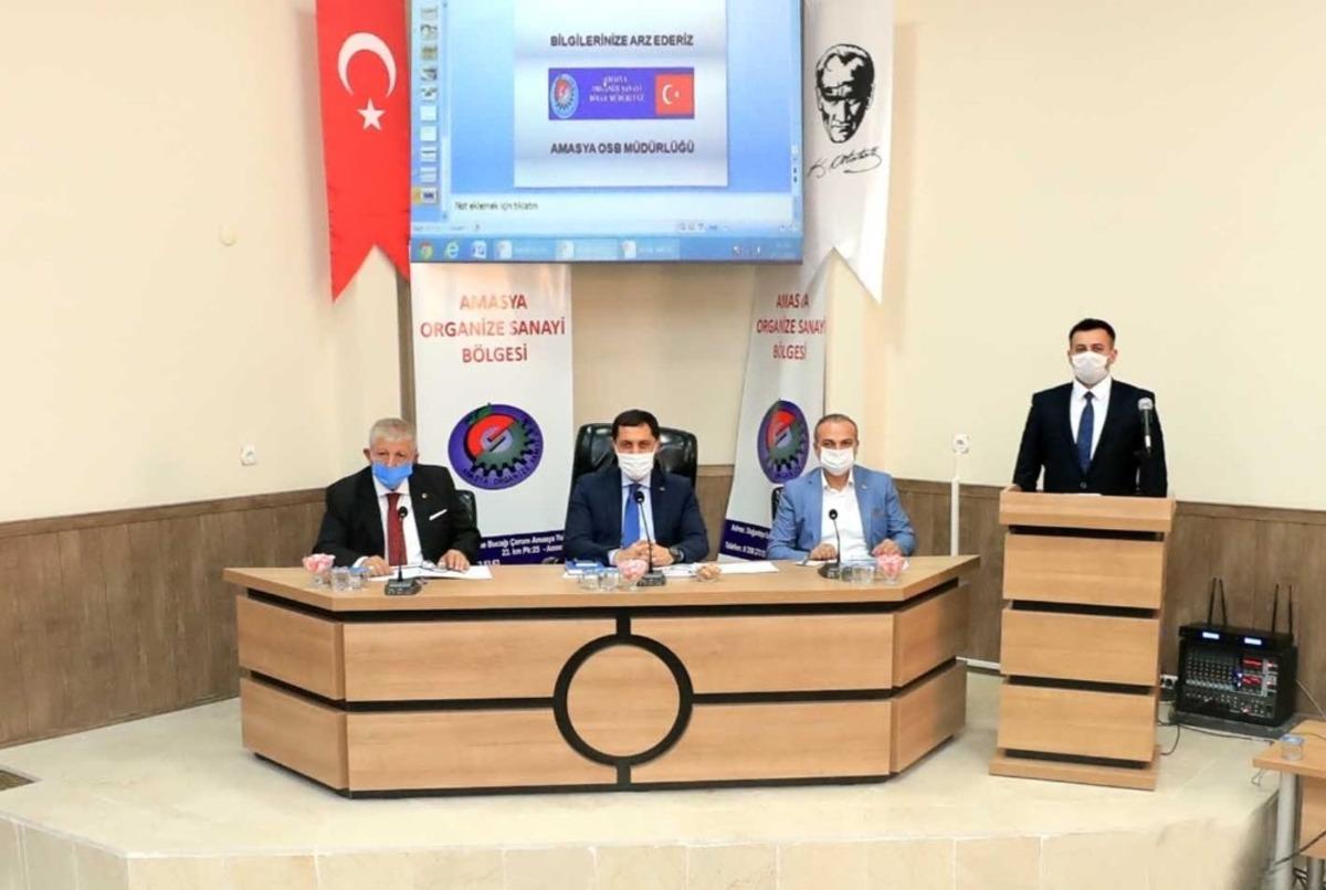 Vali Masatlı&rsquo;dan Amasya OSB m&uuml;teşebbis heyeti ve sanayicilerle toplantı