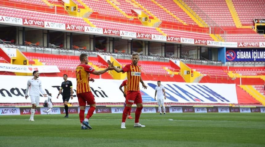 Kayserispor 34 ma&ccedil;ta 40 gol attı