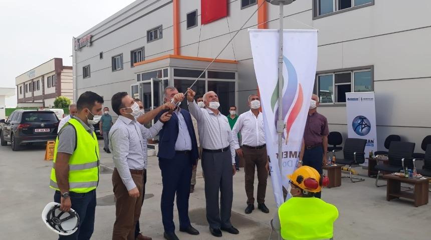 Kahta OSB&rsquo;ye doğal gaz verilmeye başlandı