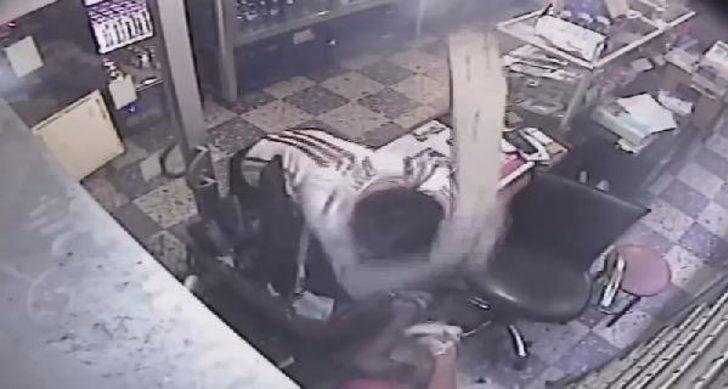 Dehşet anları! Çivili kalasla defalarca vurdu G4