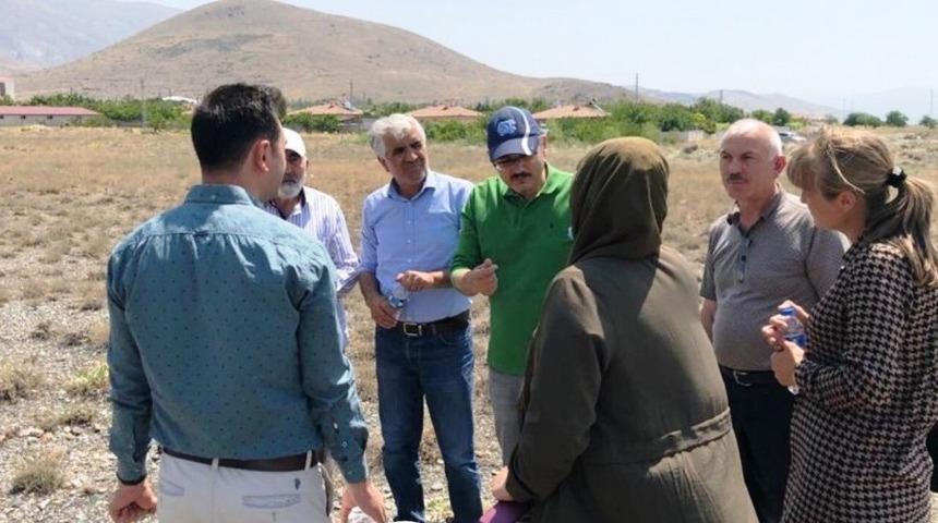 DATÜB heyeti Bayırbağ’da incelemede bulundu