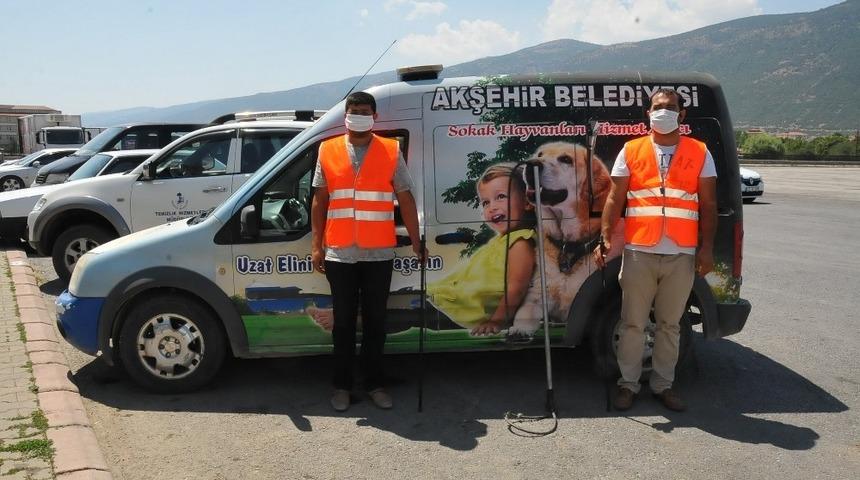 Akşehir&rsquo;de kurban yakalama timi g&ouml;reve hazır