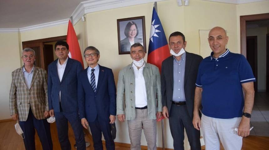 Rekt&ouml;r Alma Tayvan Ekonomi ve K&uuml;lt&uuml;r Misyonunu ziyaret etti