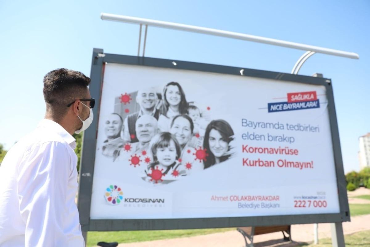 Kocasinan&rsquo;dan &rsquo;Covid-19&rsquo; uyarılı bayram kutlaması