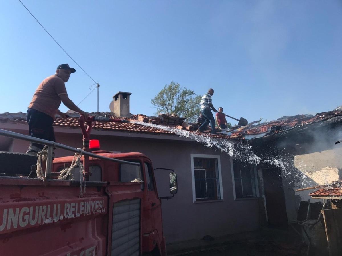 Sungurlu&rsquo;da tandır yangını