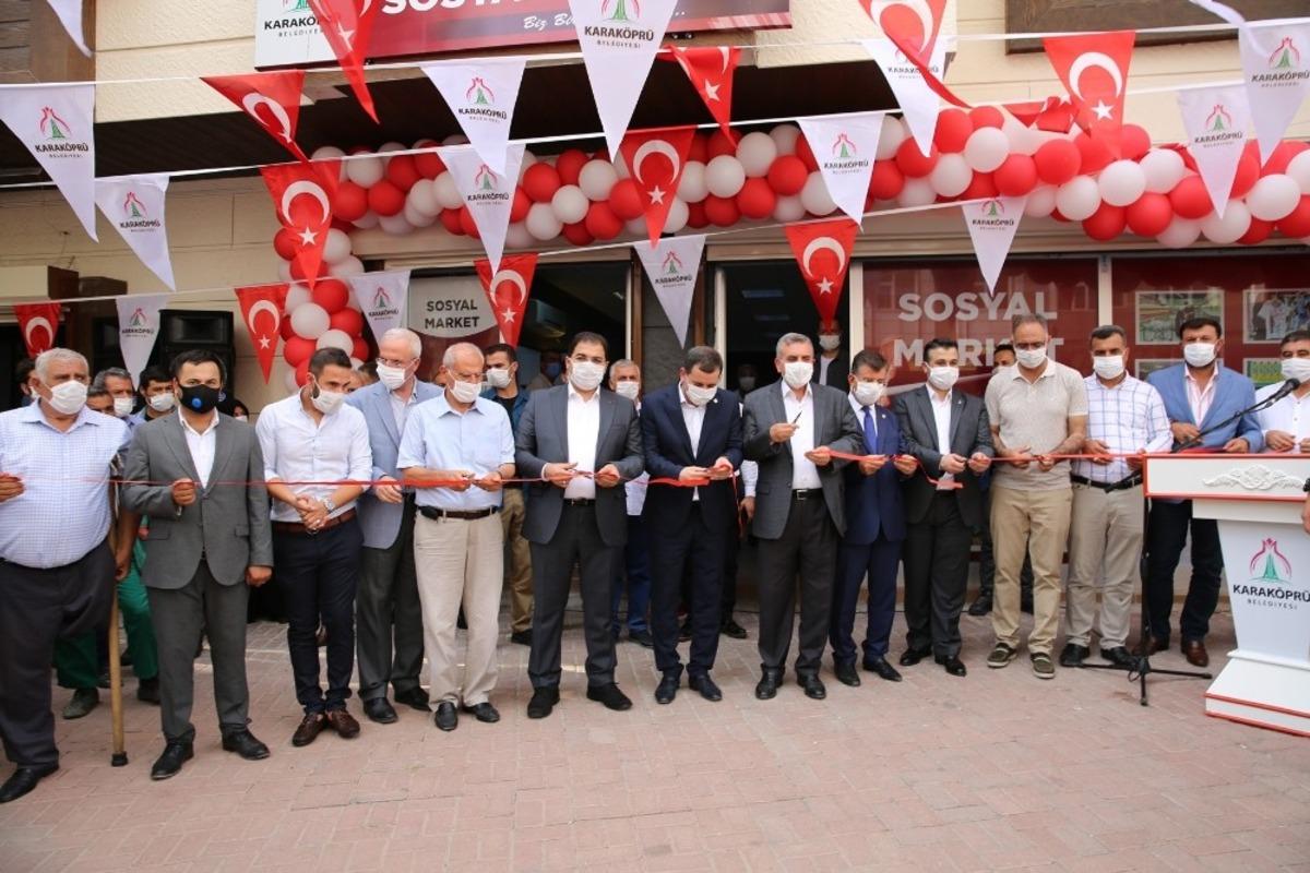 Karak&ouml;pr&uuml;&rsquo;de sosyal market a&ccedil;ıldı