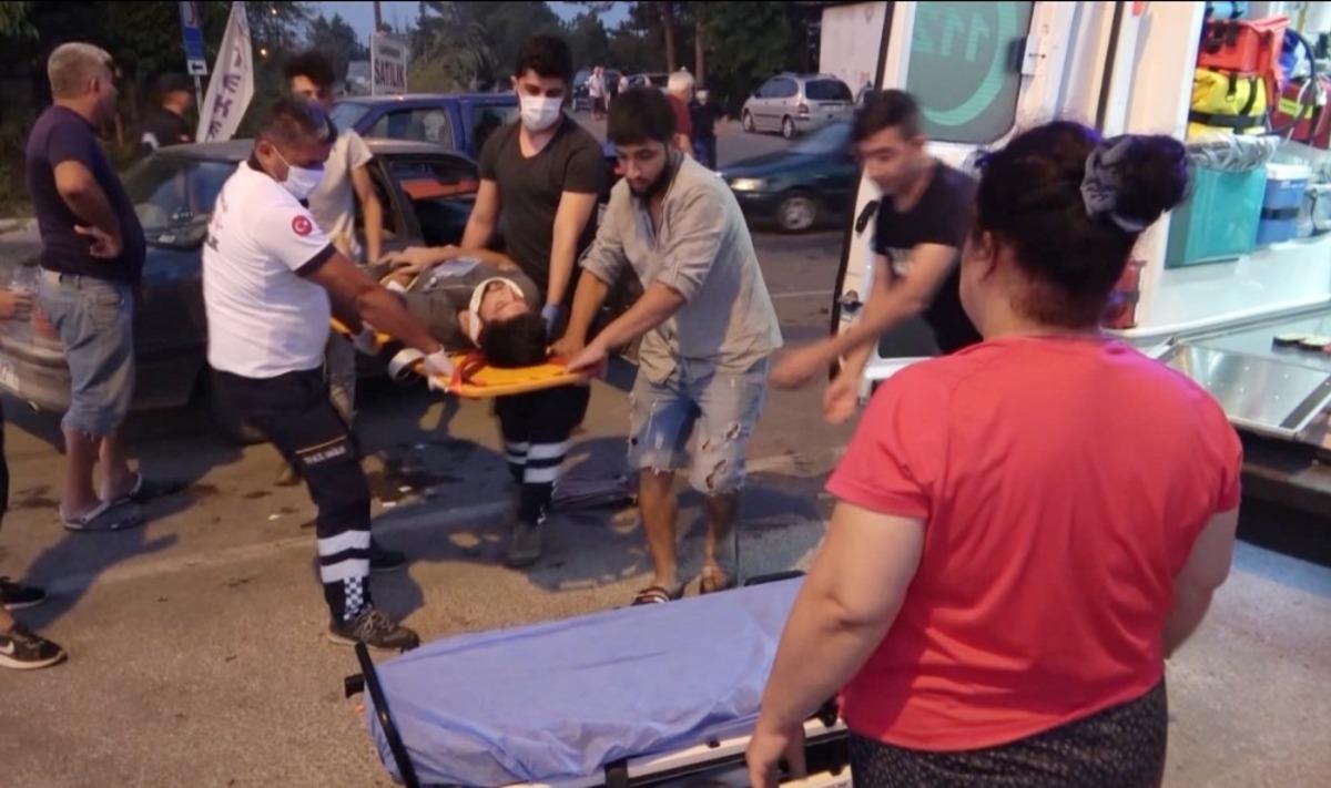 Otomobil ile kamyonet &ccedil;arpıştı: 1 yaralı