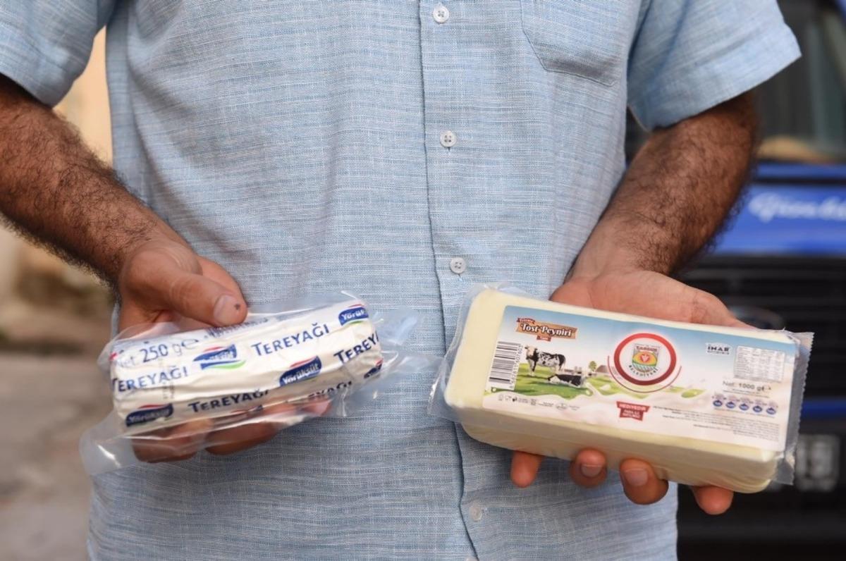 Tarsus Belediyesinden halka &uuml;cretsiz tereyağ ve peynir