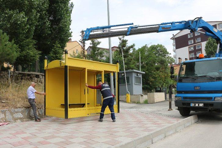 Bitlis’te otobüs durakları yenileniyor G3