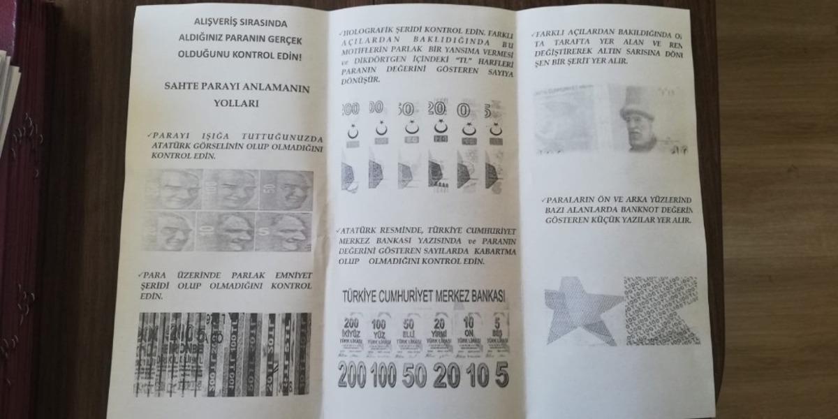 Burhaniye&rsquo;de Polis kurban satıcılarını sahte paraya karşı uyardı