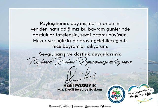 Posbıyık; ’Telefonla bayramlaşmaya ağırlık verelim’