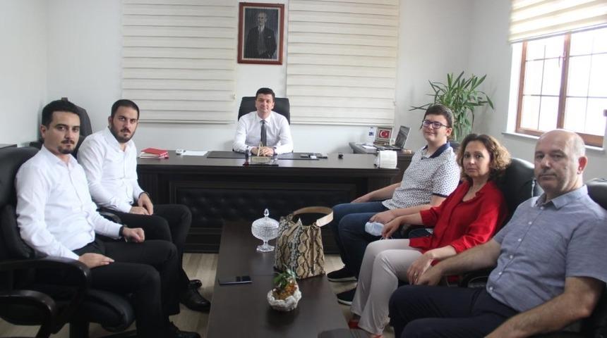 Kaymakam ve Milli Eğitim Müdürü’nden LGS şampiyonuna tebrik