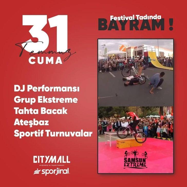 Samsun’da festival tadında bayram etkinlikleri G4
