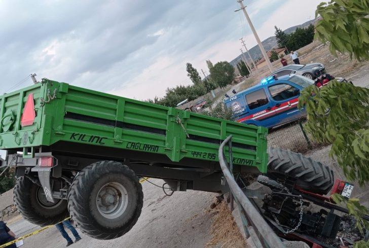 Traktör köprüden aşağı düştü: 3 yaralı G3