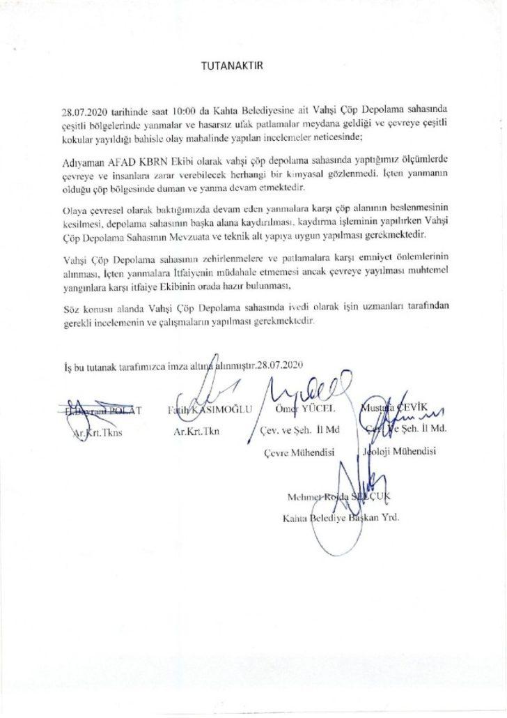 Çöp yangını için bölgeden yardım talebi G3